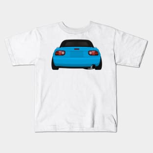 Miata rear Light-blue Kids T-Shirt